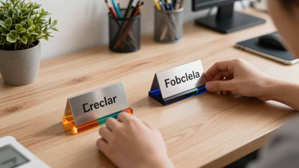personalized desk name plates