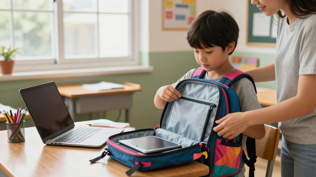 kids' school backpacks with tech compartments