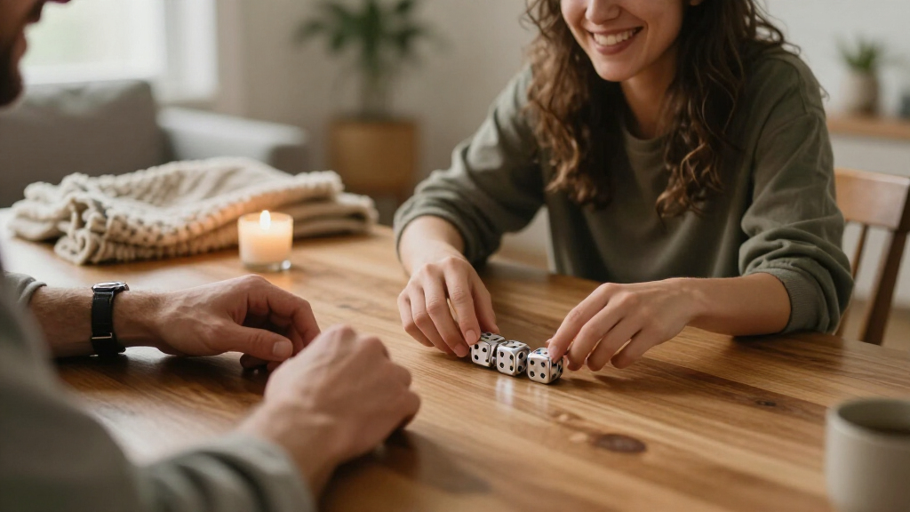 custom metal date night dice