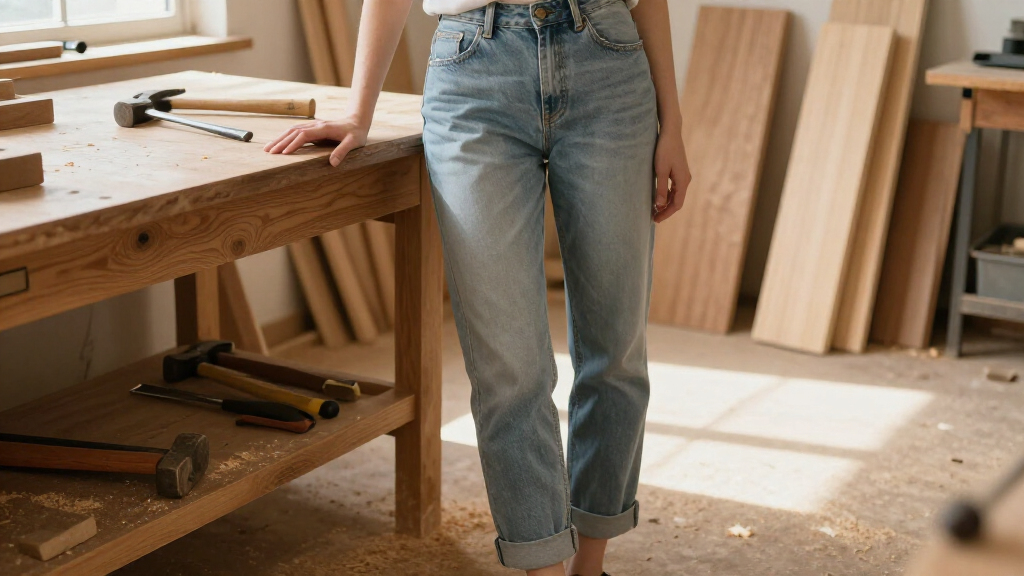 best straight-leg washed jeans