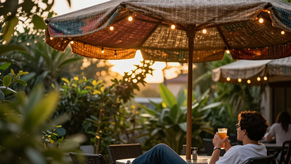 best patio umbrellas with lights