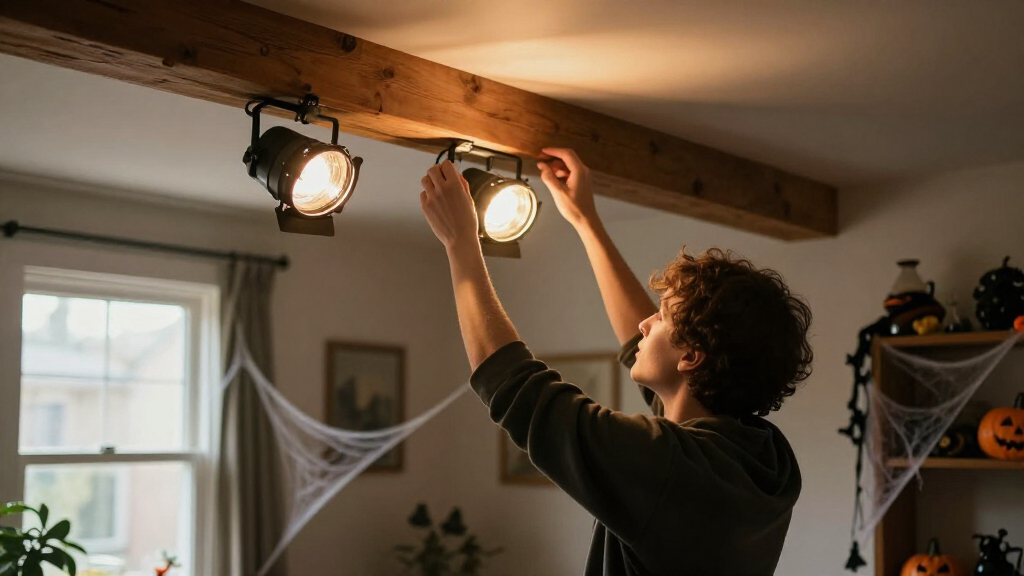 theatrical spotlights for home haunt