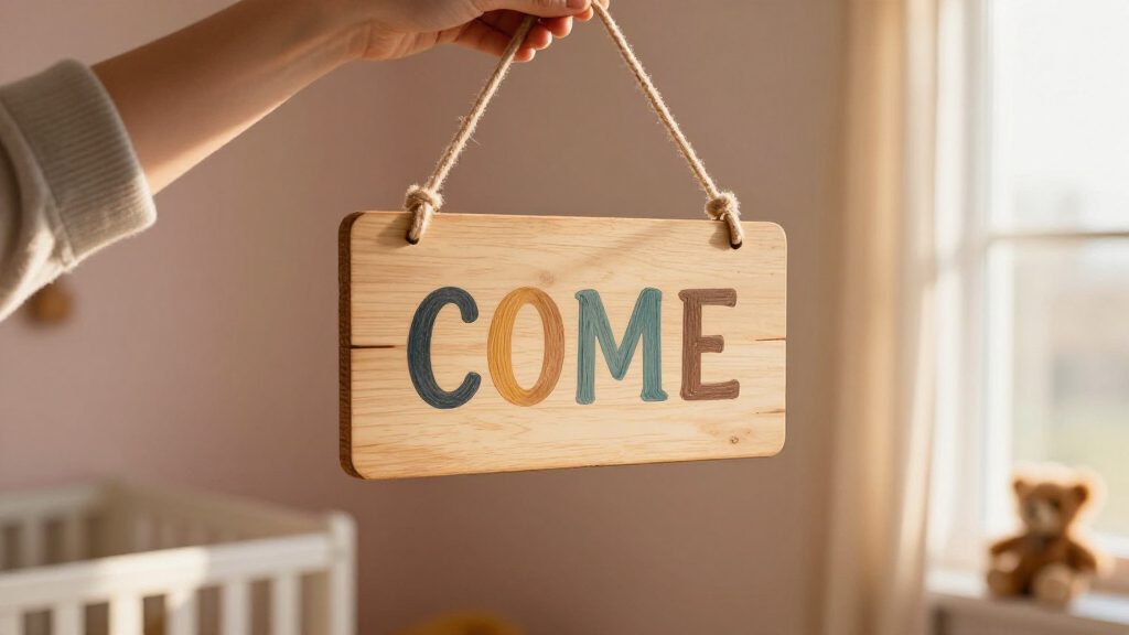 boho name sign nursery decor