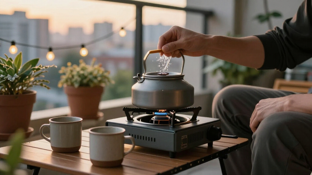 camp kettle for apartment