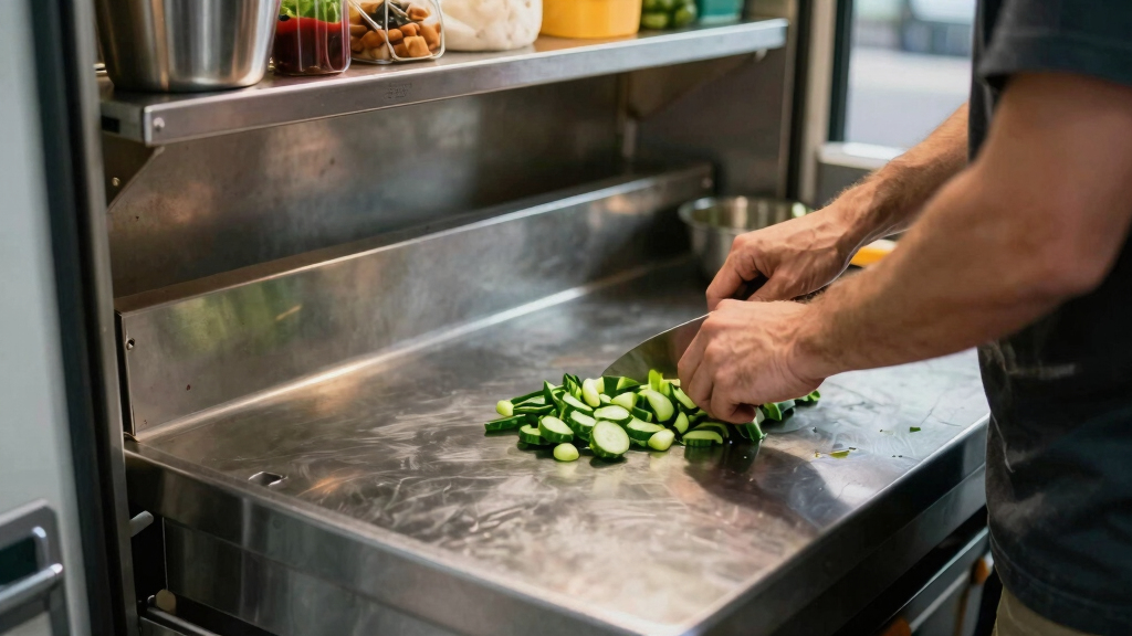 best undercounter prep tables for mobile kitchens