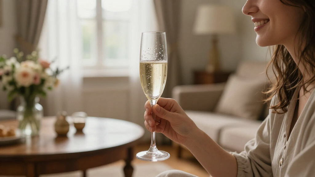 champagne flutes