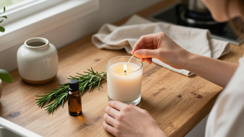 essential oil candles