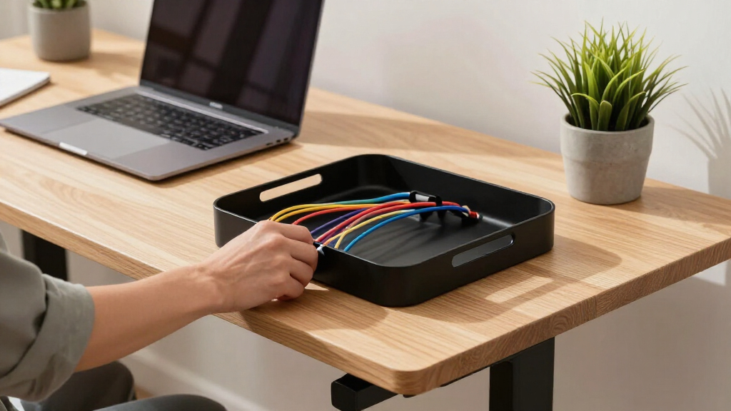 best cable management tray for standing desks