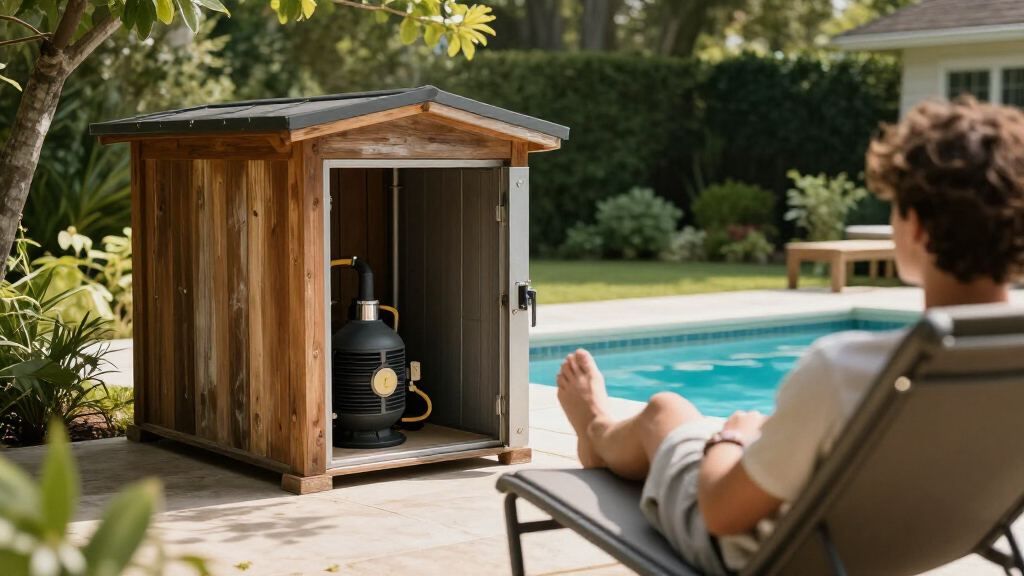 best pool pump shed enclosure