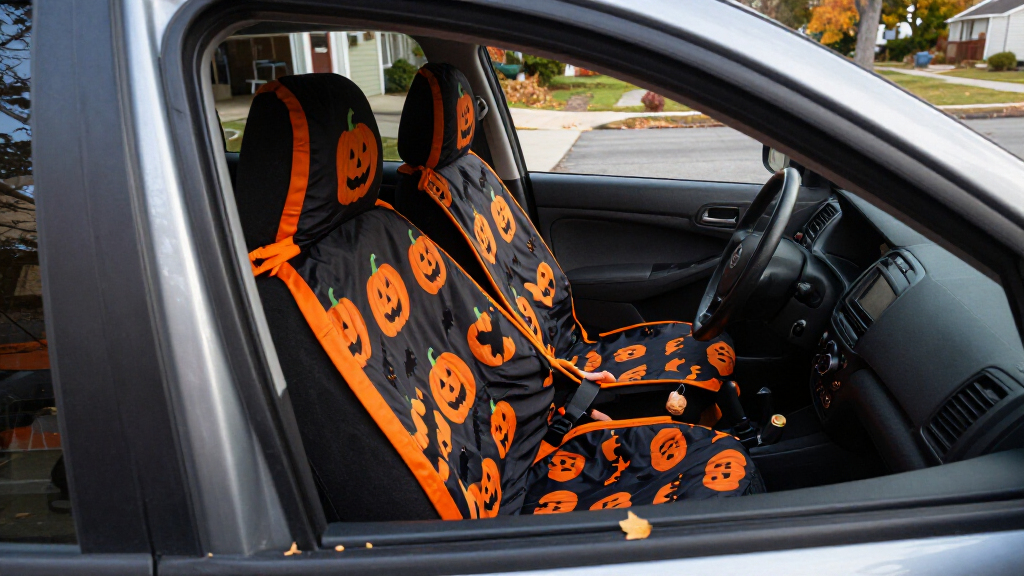 Halloween car seat covers
