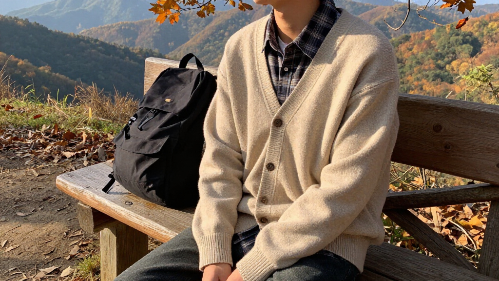 best crew-neck cardigans