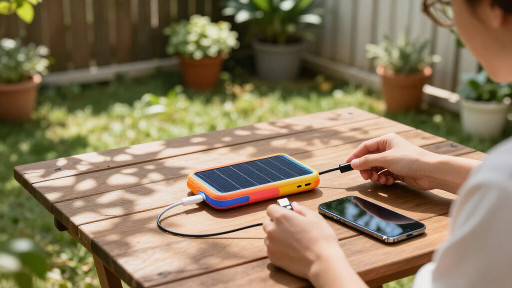 solar-powered portable phone chargers