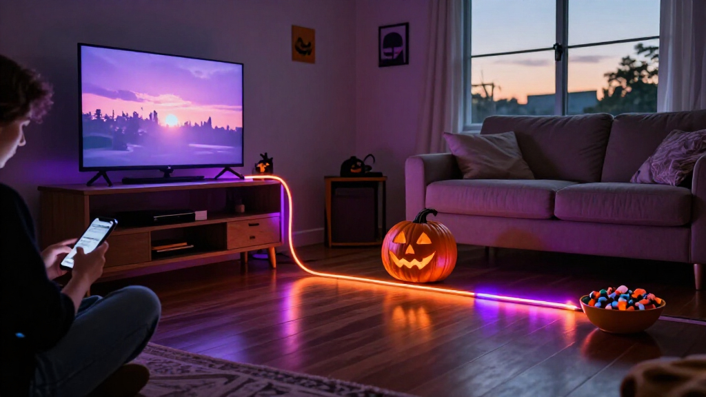 Halloween smart light strips