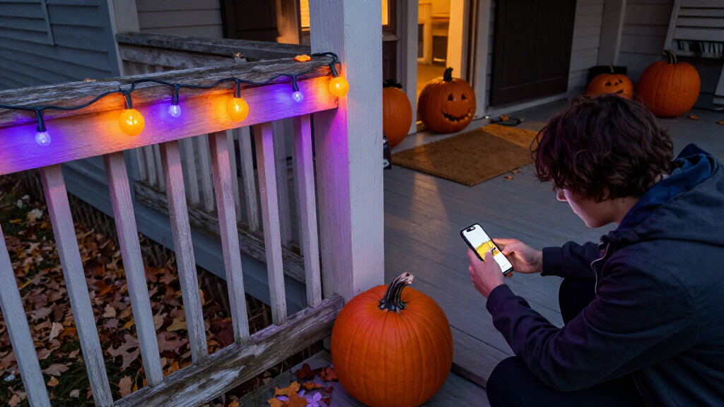 smart Halloween lights