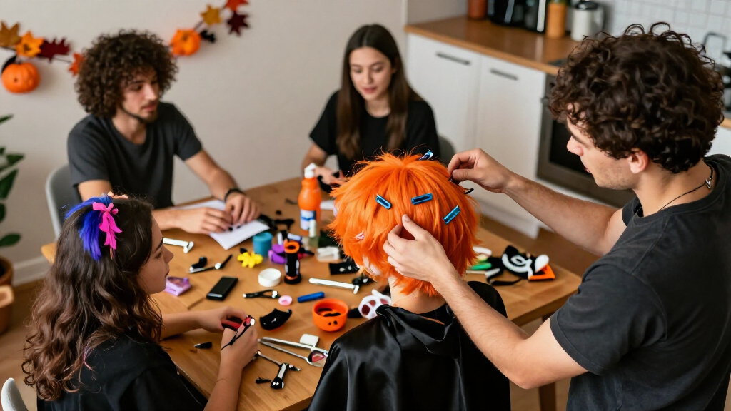 Halloween costume wigs