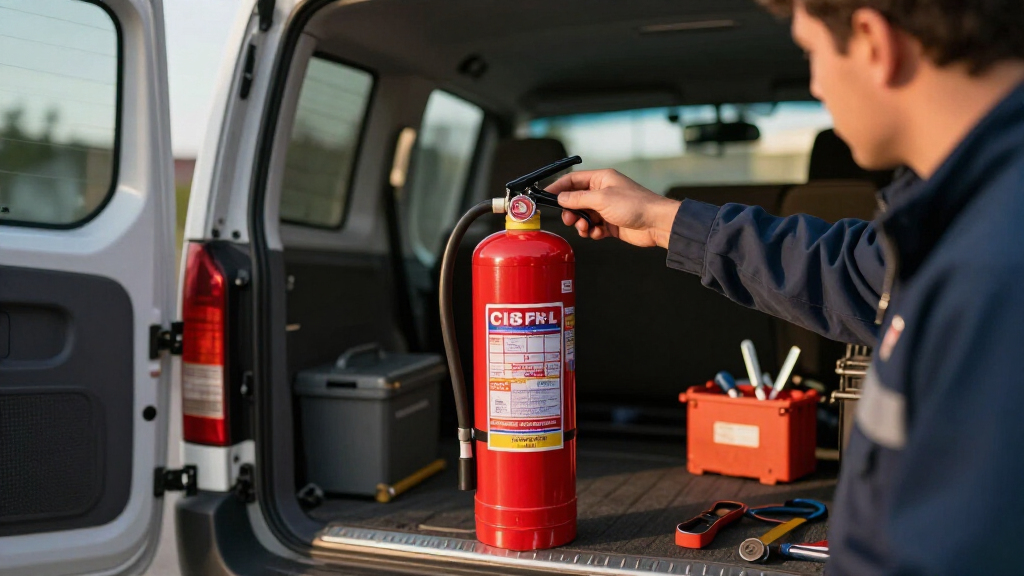 fire extinguisher for vans