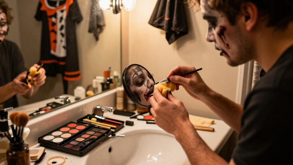 creepy Halloween makeup kits