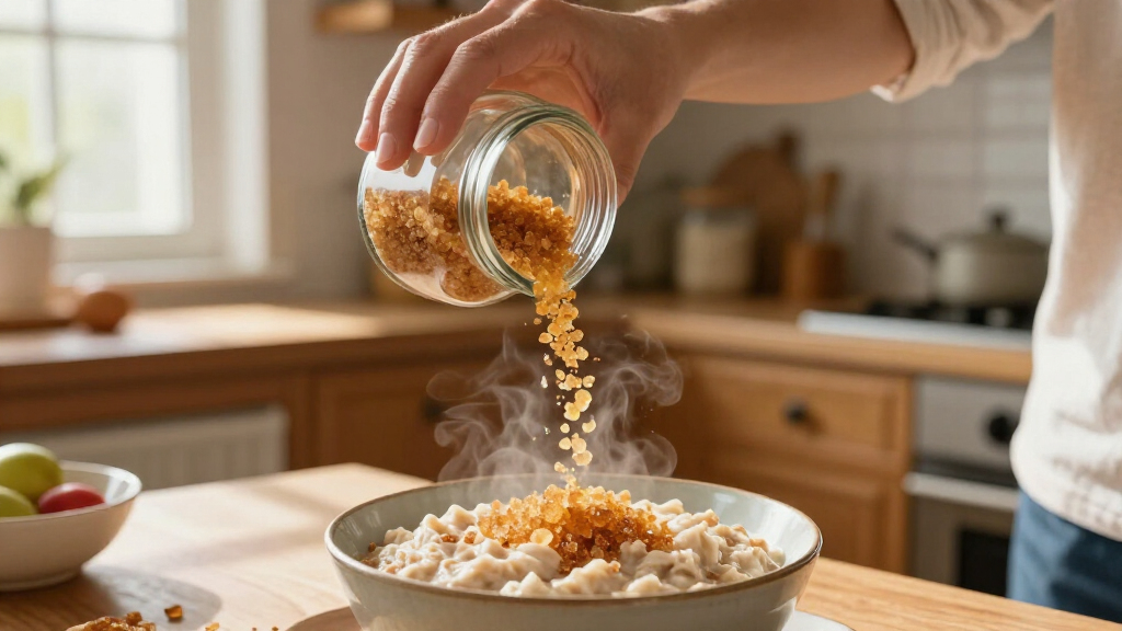 maple sugar granules