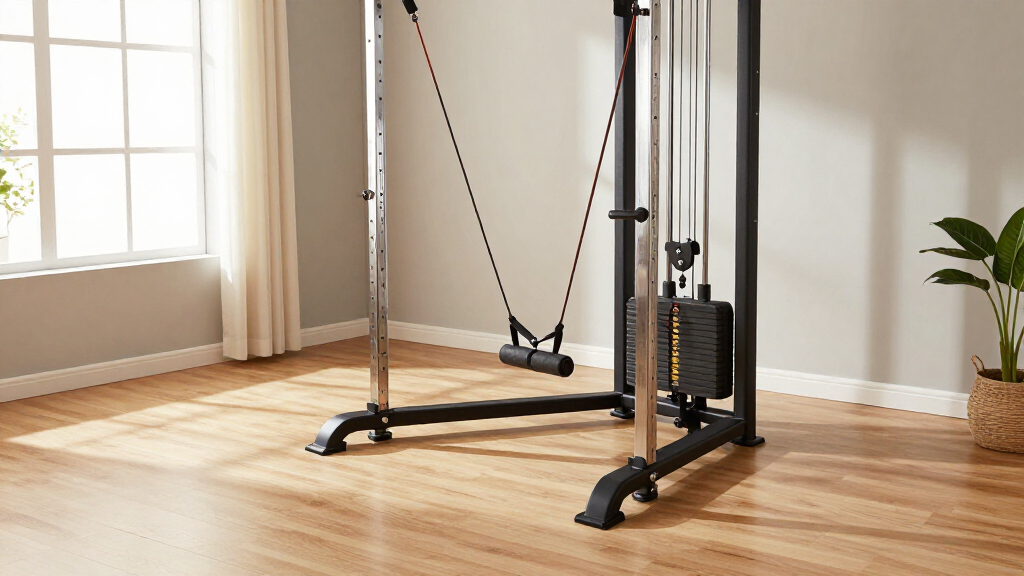 home gym cable machine compact