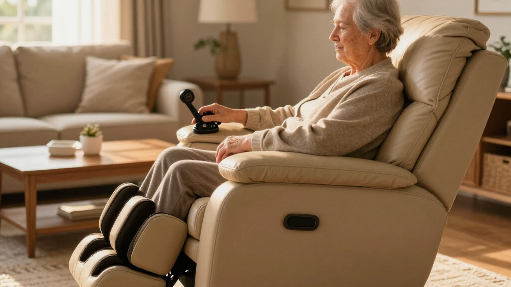 dual motor power lift recliner chair with massage and heat for elderly people