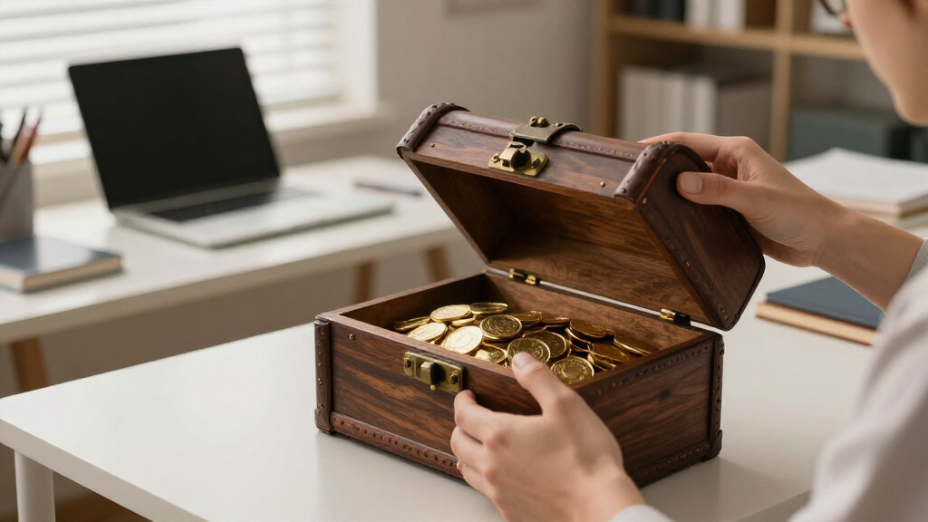 best gold coin storage chest with lock