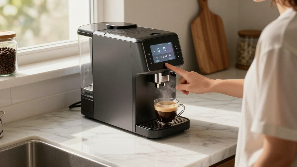 touch screen super automatic espresso machines
