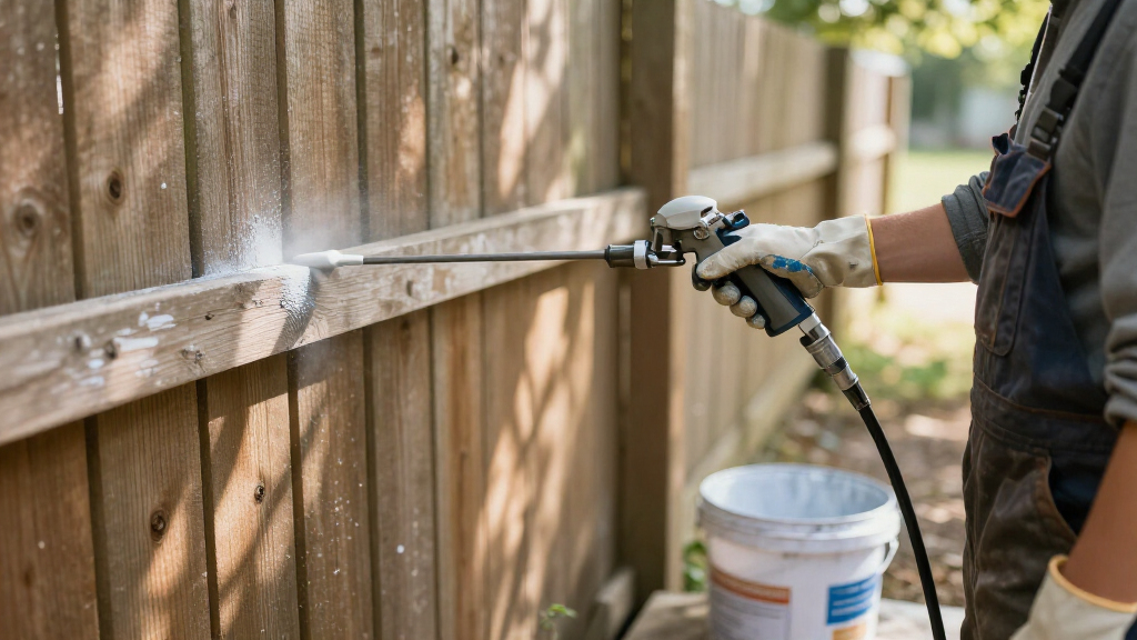 airless sprayer for spraying industrial coatings