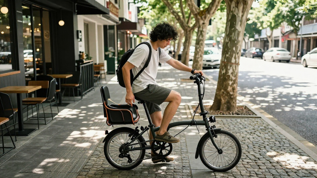 folding electric bike with passenger seat