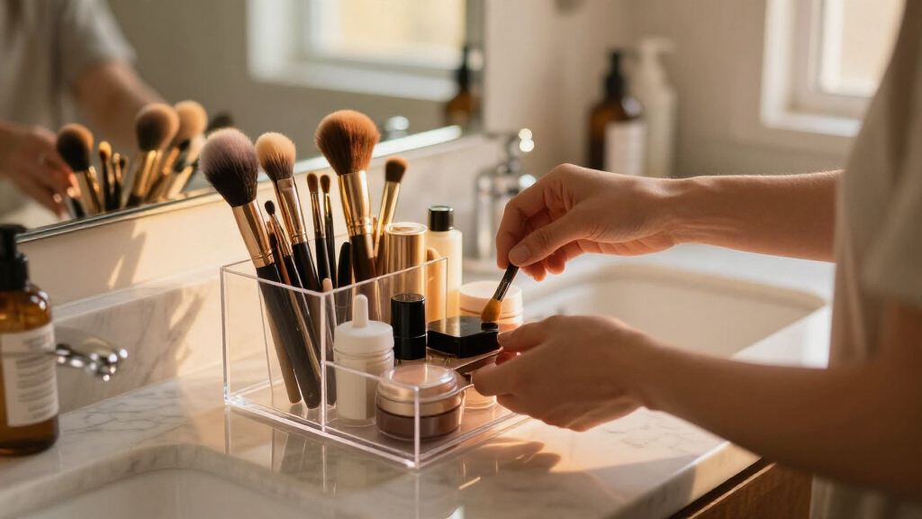 compact makeup organizers