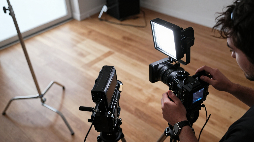 led video lights for filmmaking