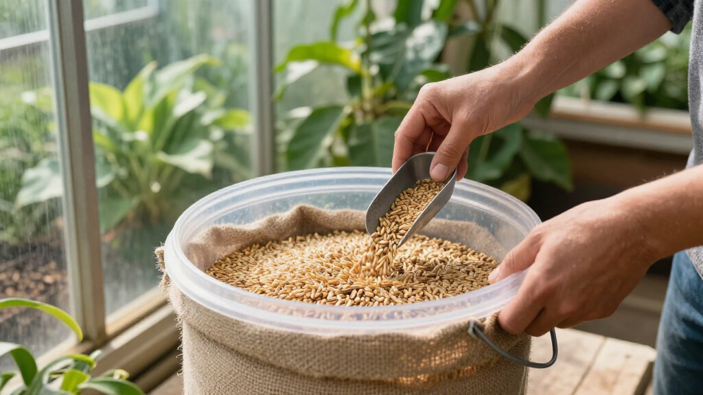 food safe buckets for long term dry storage