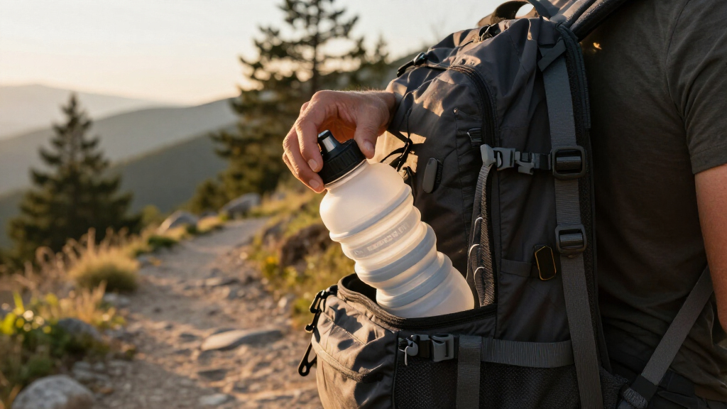 collapsible bpafree travel water bottles