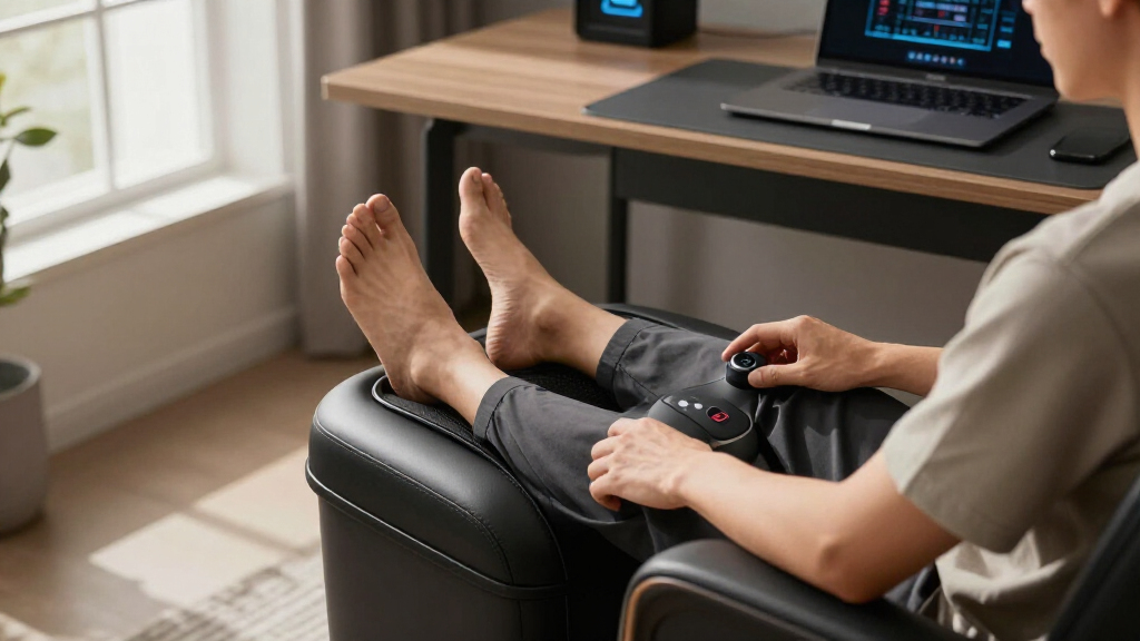 foot massager ottoman for desk use