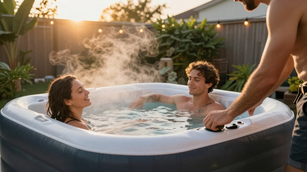 inflatable hot tub spa for patios