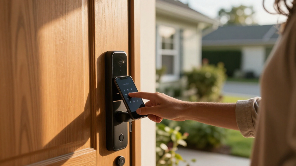 smart lock with wifi built in