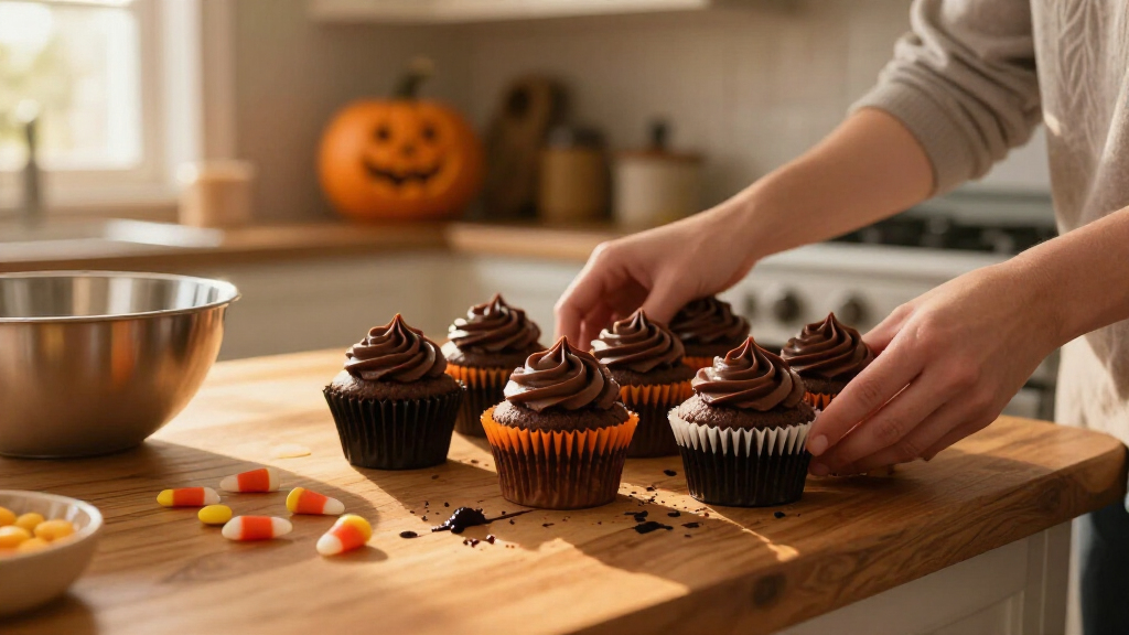Halloween themed cupcake liners