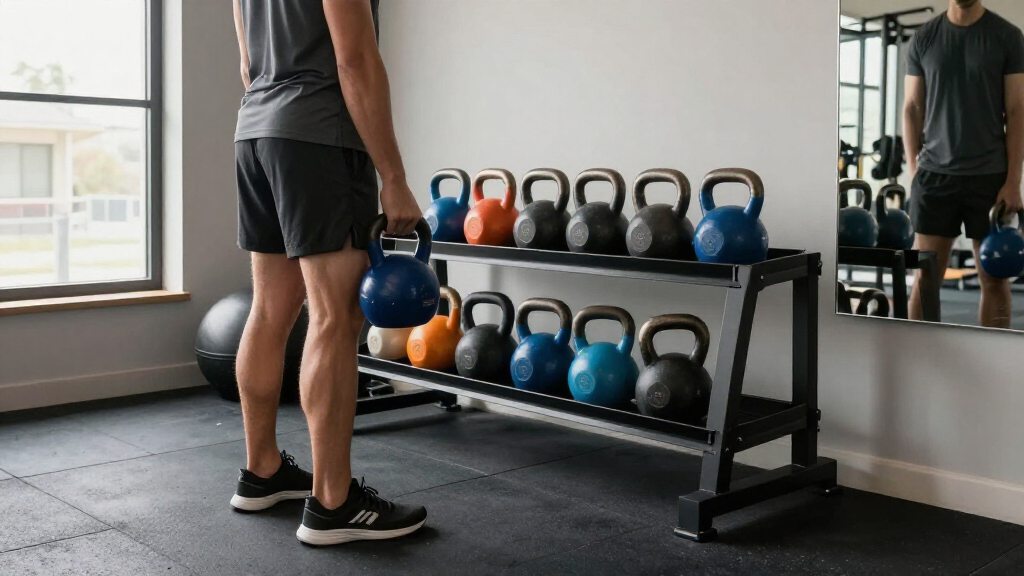 kettlebell storage rack premium
