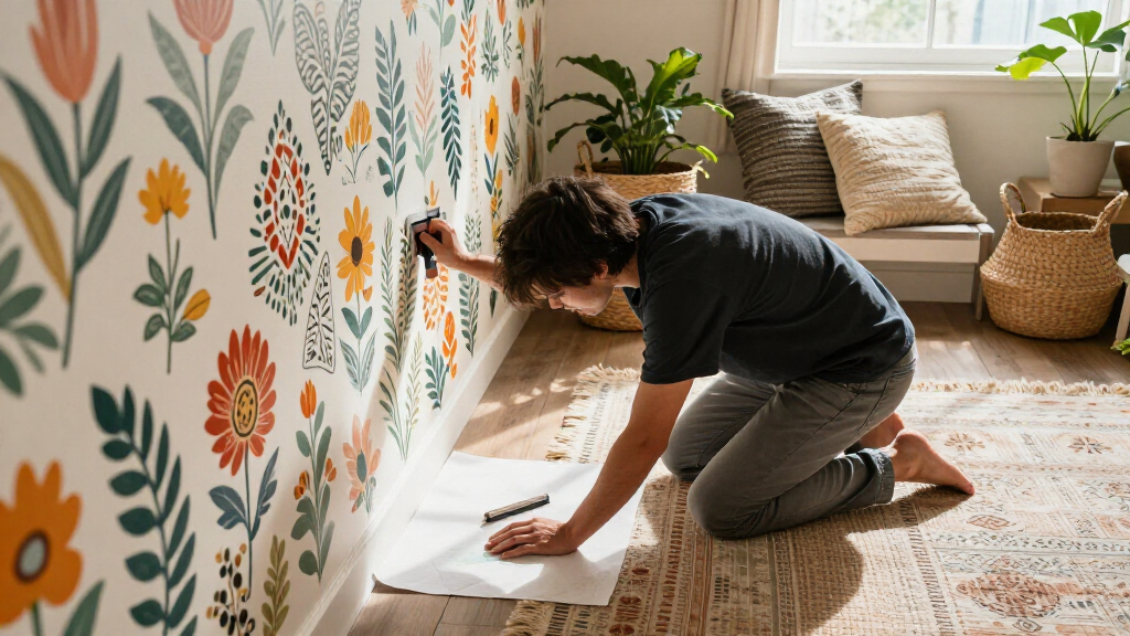 boho wallpaper murals