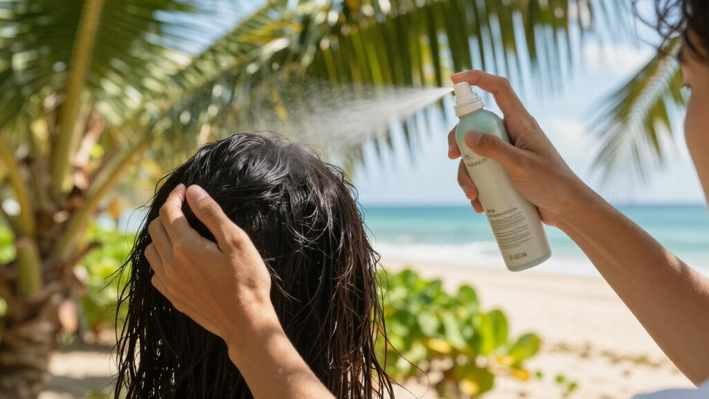 antihumidity hair spray for tropics