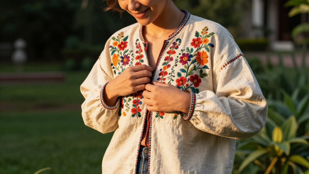 boho embroidered jackets