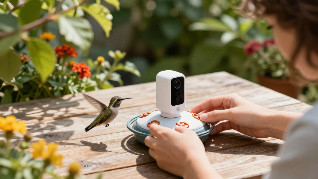 best smart hummingbird feeder camera