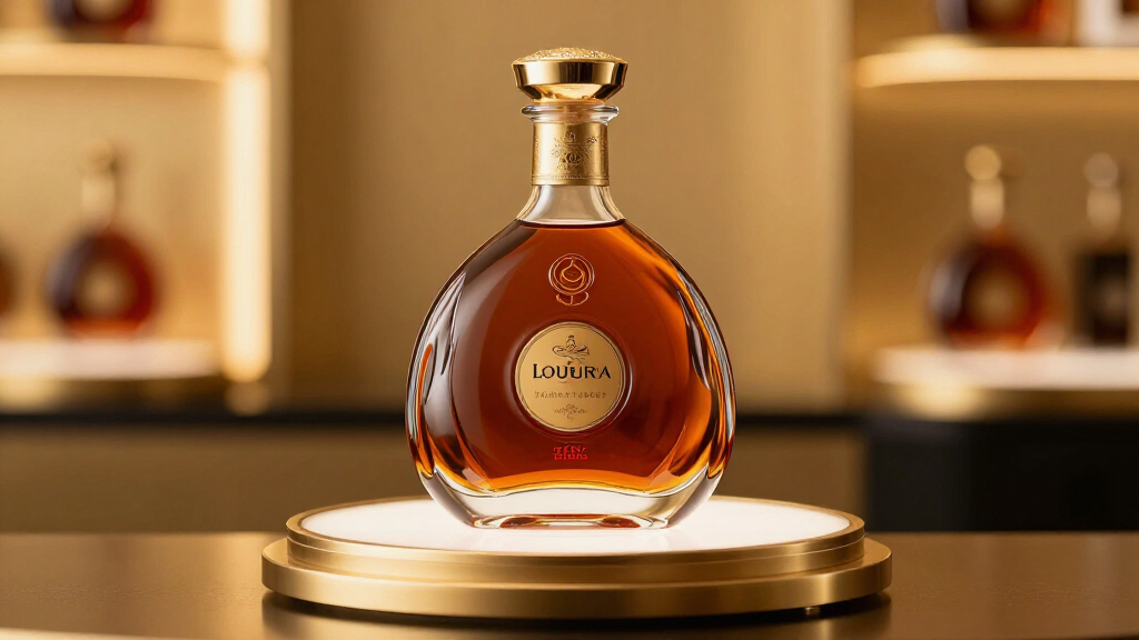 Premium cognac spirit brand display — representing 50 Cent's Branson Cognac venture
