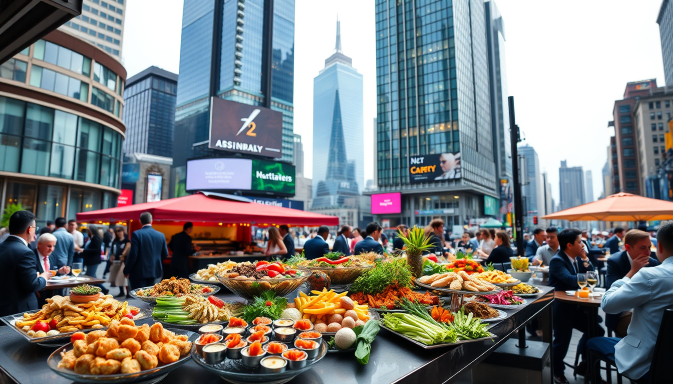 Culinary Delights: Top Catering Choices in the Financial District