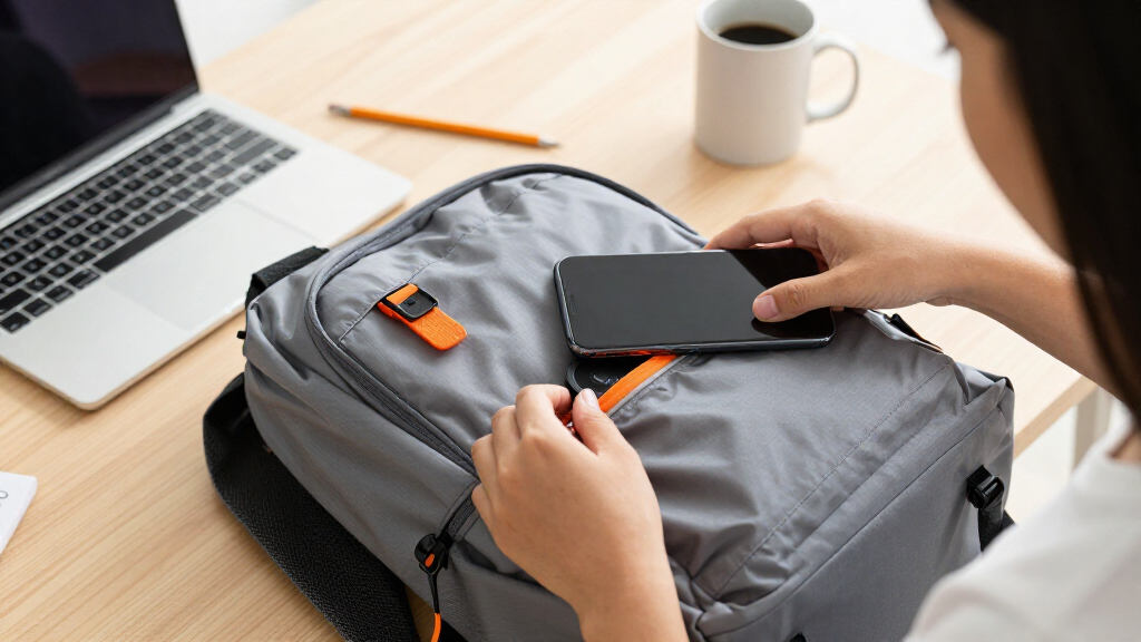student backpack with charging port