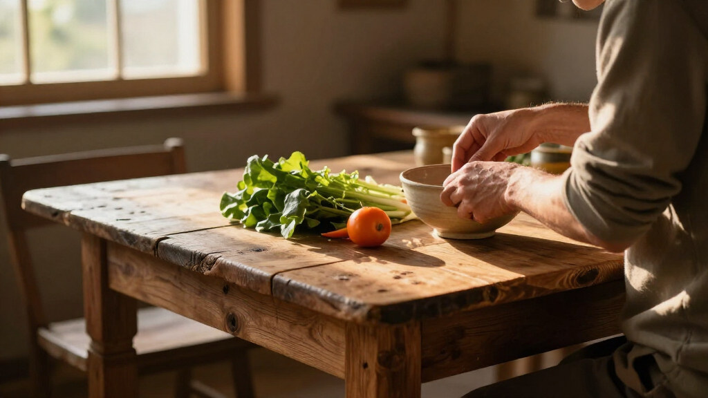 farmhouse table