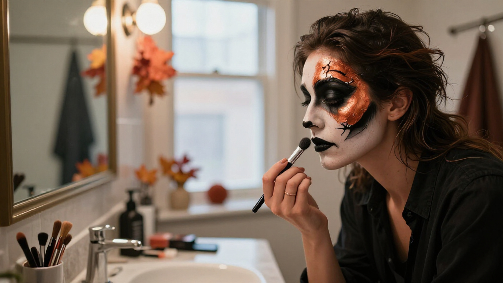 designer Halloween makeup