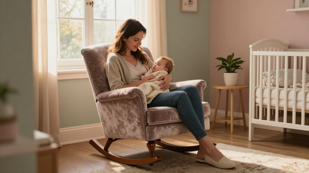luxury nursery rocking chairs