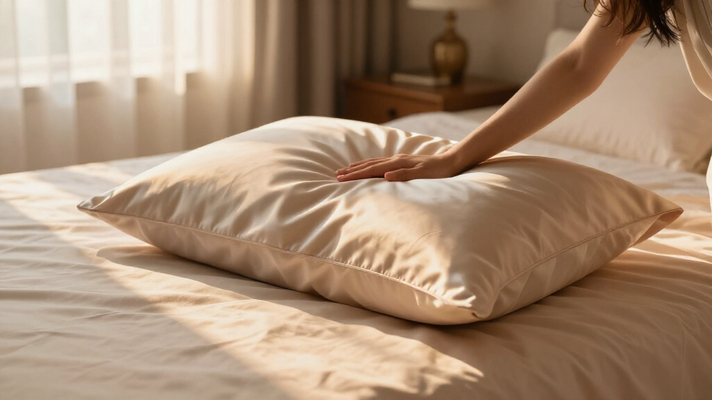 luxury silk pillowcase set