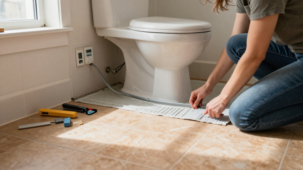 best basement bathroom floor heating kits