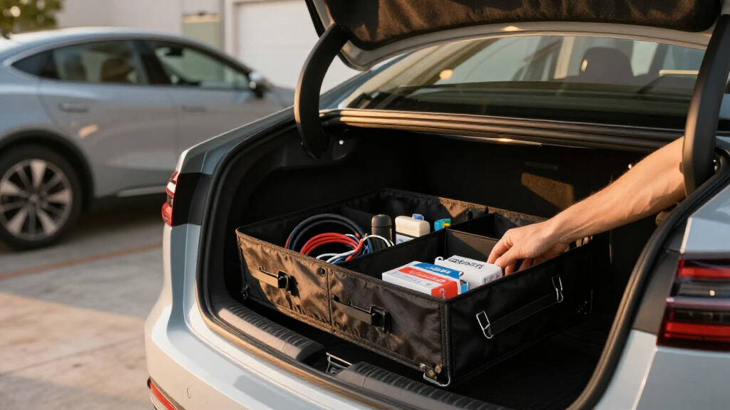 trunk organizer for ev
